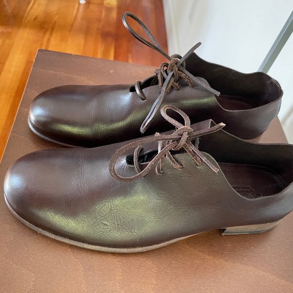 Ernesto Dolani mens shoes size 42 (9 1/2) Dark Bro